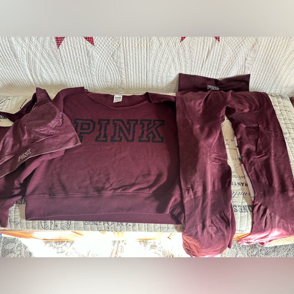 Victoria's Secret Pink sweatshirt set